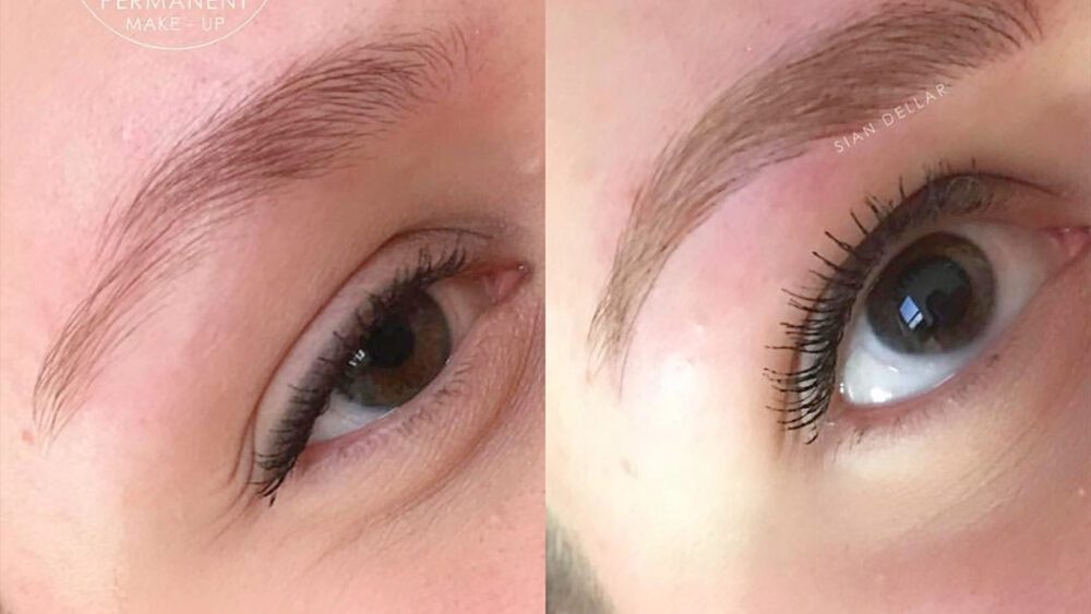 microbladed brows