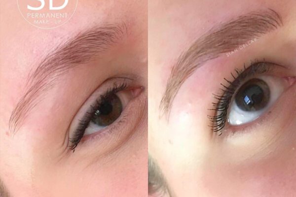 microbladed brows