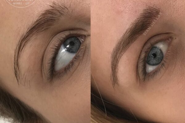 microbladed brows