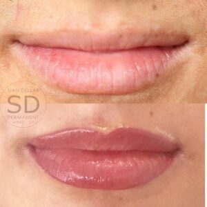 pout lips semi permanent lip tattoo