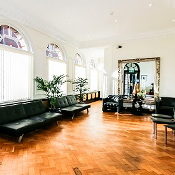 reception harley street london