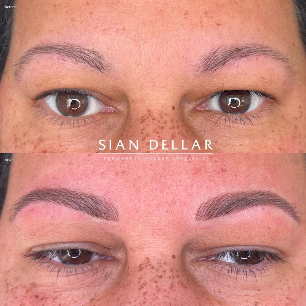 Combination brows for that neat defined look