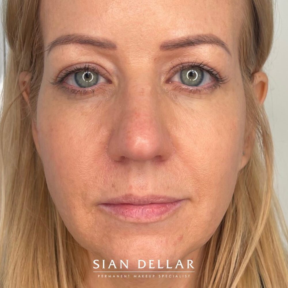 Lip blush transformation before and after Sian Dellar