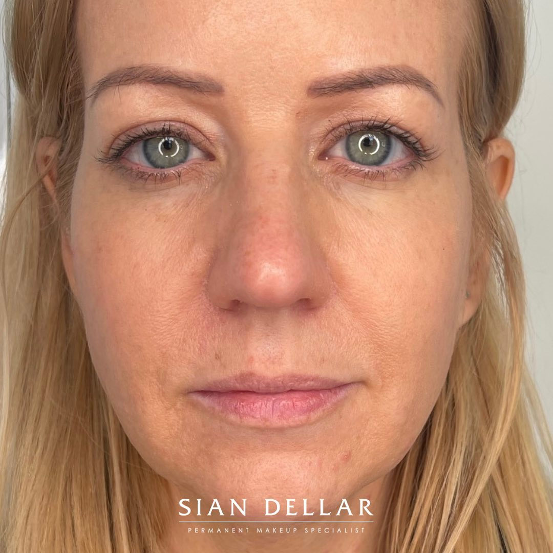Lip blush transformation before and after Sian Dellar
