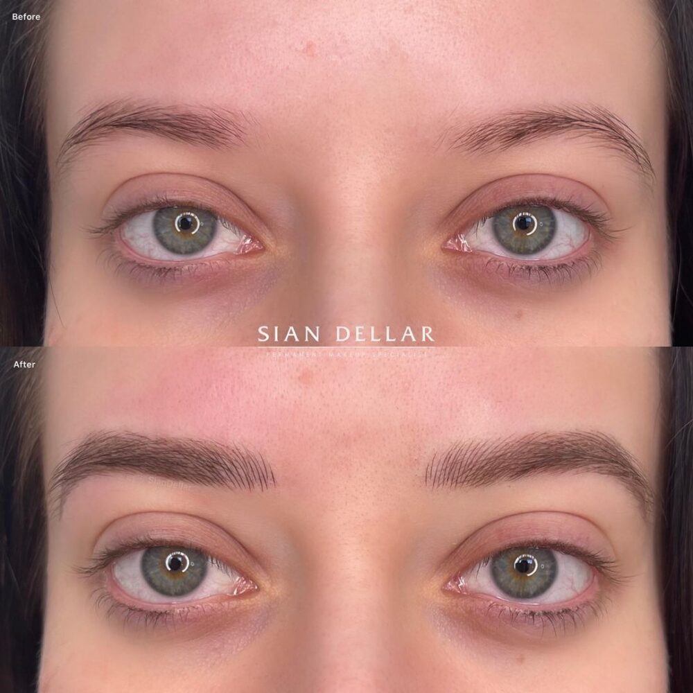 Get thick natural looking brows with microblading