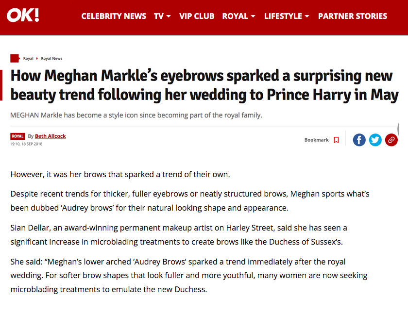 megan markle eyebrows