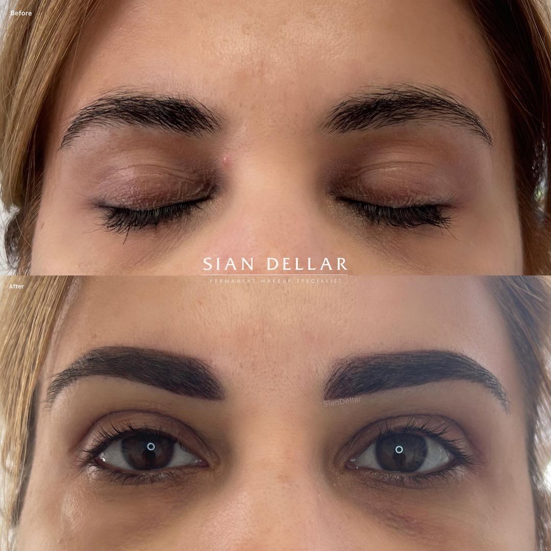 ombre brows by Sian Dellar