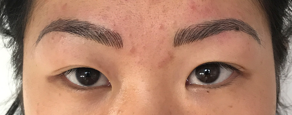 portfolio microblading eyebrows 9 after