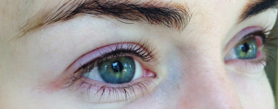 permanent eyeliner top green eyes after