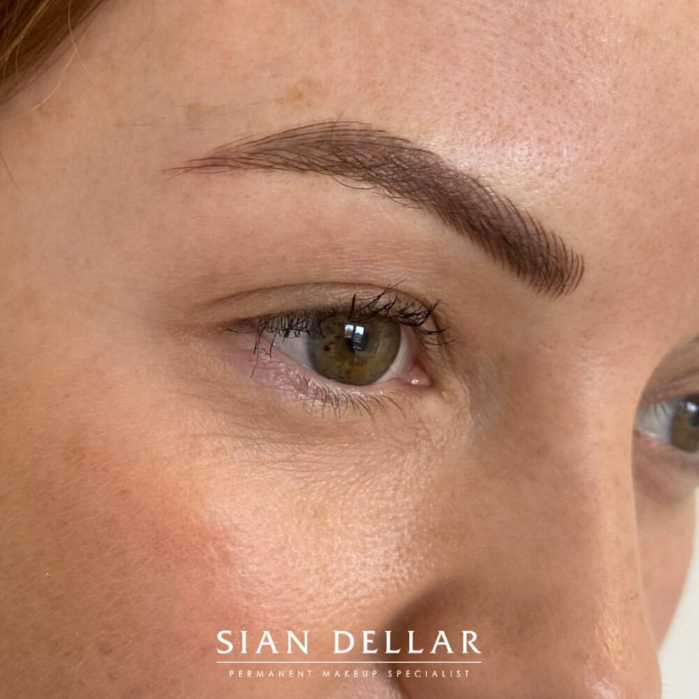 Get sleek brows with microblading