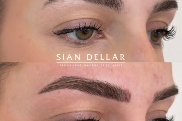Extended and defined arches with combination brows