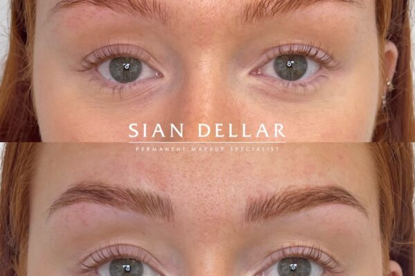 Perfectly match your microbladed brows with your hair colour