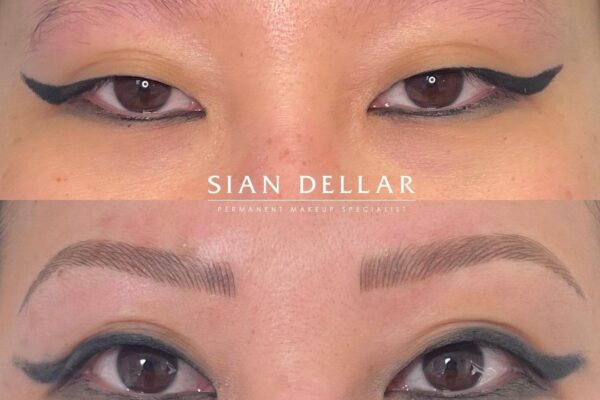 Microblading for thin to non-existent eyebrows
