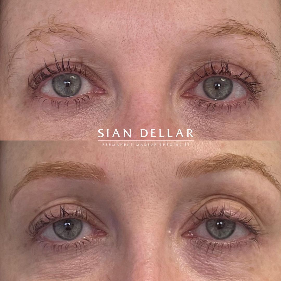 microbladed curly brows