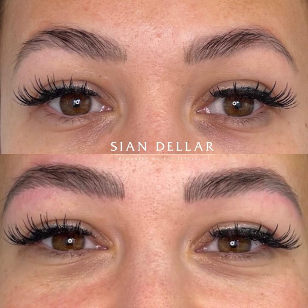 Transforming short arch brows to longer soft arch brows