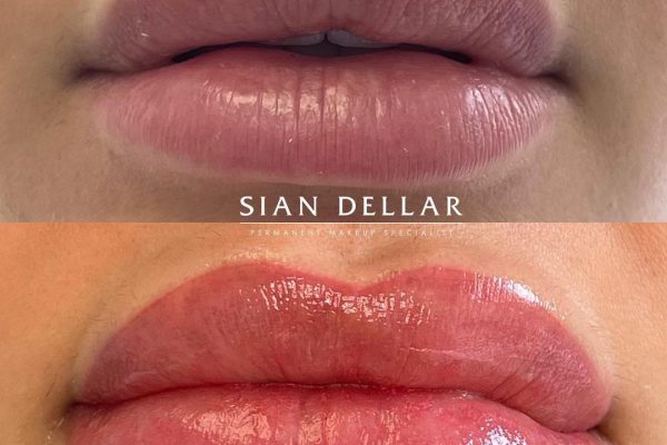 Bigger looking pout with a full lip blush enhancement