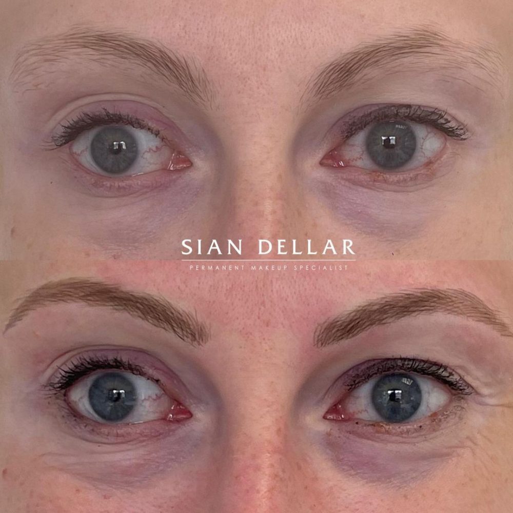 Naturally vibrant, well shaped combination brows