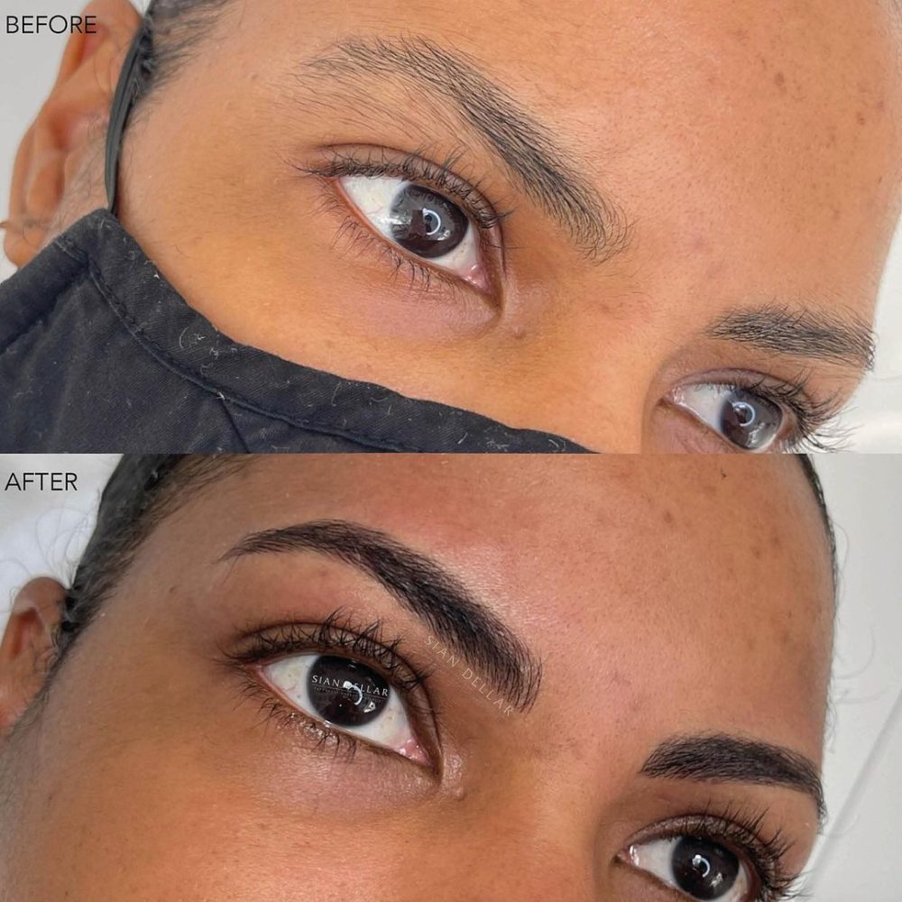 Dark, thick, and defined brows just in time for the holidays