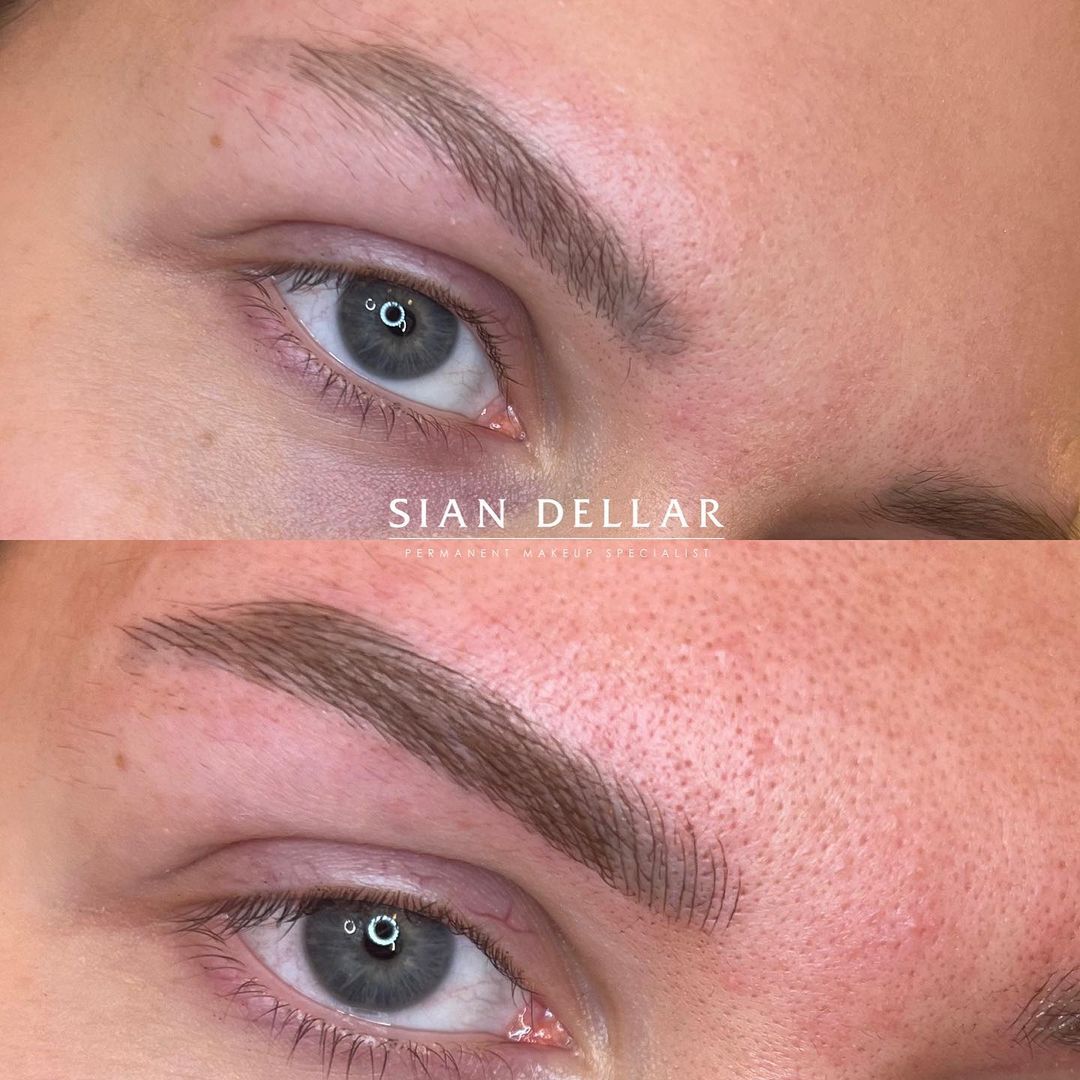 natural look with microblading