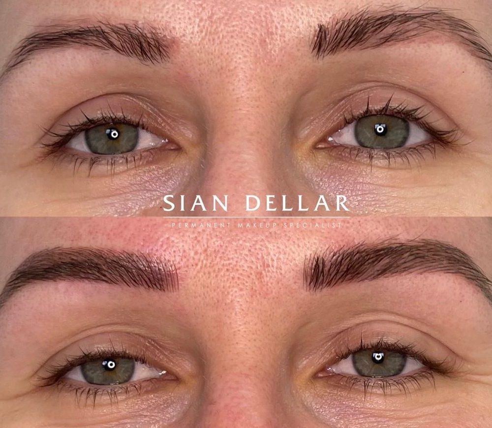 Restore and enhance faded brows with combination brows