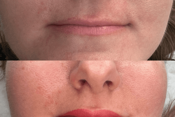 Lip Blush improves lip line and shape