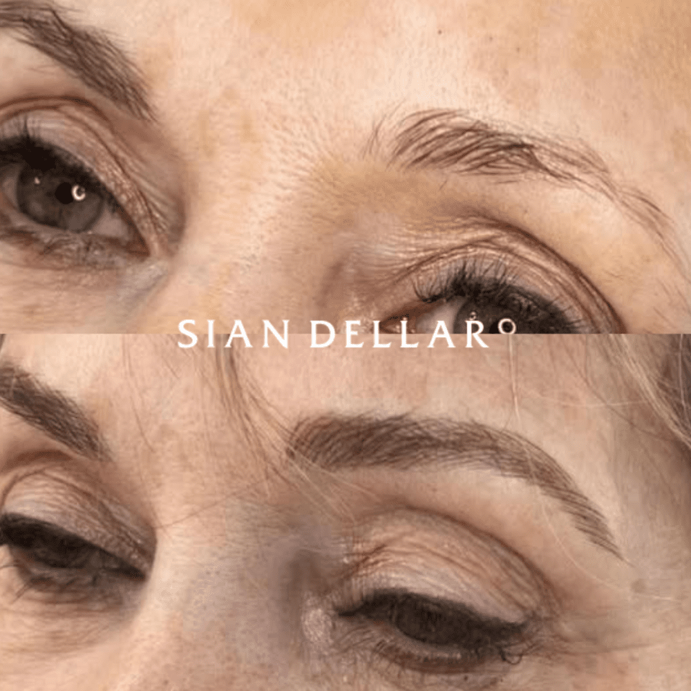 Refined microbladed brows for a timeless look