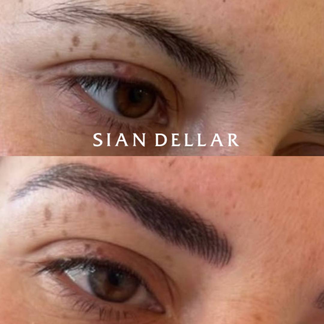 Microblading before and after